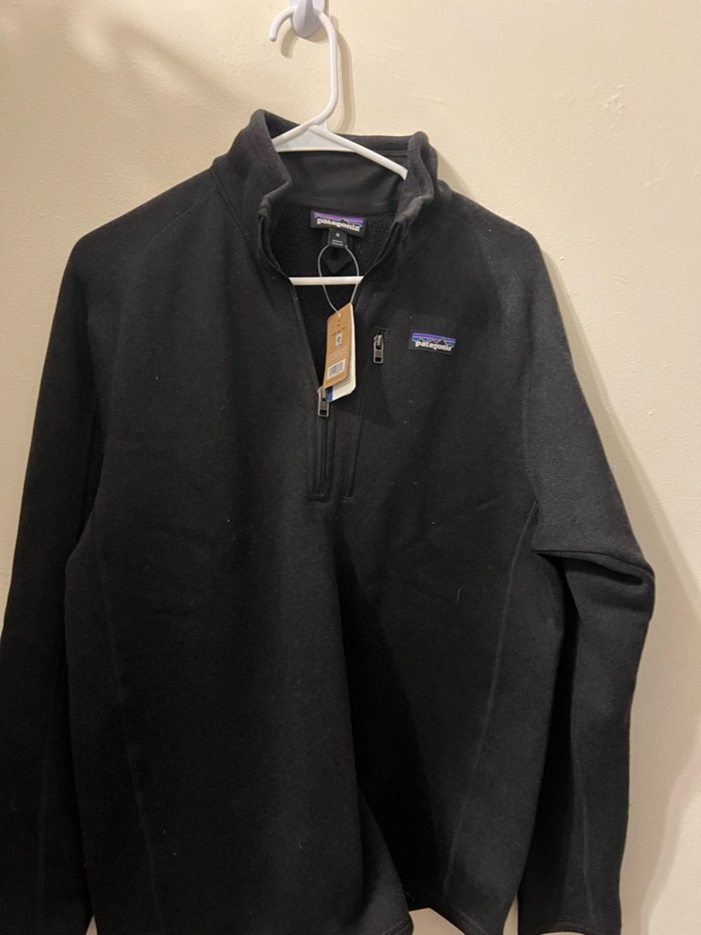 Patagonia Black Lightweight Quarter-Zip Pullover
